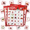 Christmas Bingo Game Cards for Kids, 24 Players Christmas Bingo Cards, Christmas's Games for Kids Adults Gifts Family Large Group Activities Xmas Holiday School Classroom Indoor Party Games Supplies