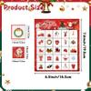 Christmas Bingo Game Cards for Kids, 24 Players Christmas Bingo Cards, Christmas's Games for Kids Adults Gifts Family Large Group Activities Xmas Holiday School Classroom Indoor Party Games Supplies view 2