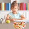 24 Pcs Mini Food Erasers, 3D Fruit Cake Dessert Pencil Erasers, Take Apart Puzzle Eraser Bulk for Classroom Prizes, Gifts Supplies, Back to School Party Party Favors view 3
