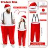 Elcoho 59 Inch Christmas Santa Pants Toss Game Set with Santa Hat, Detachable Strap, 10 Plush Snowballs, Outdoor Giant Pants Yard Toss Ball Games for Adults Family Backyard Game Holiday Party Activity view 2