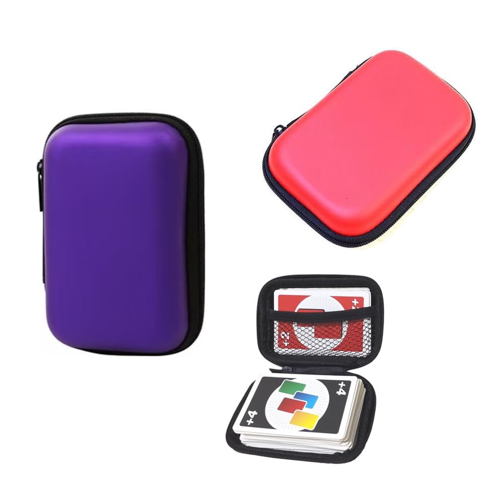 2 PCS Playing Card Case for UNO,UNO Card Case,Soft Cloth Playing Waterproof Card Storage