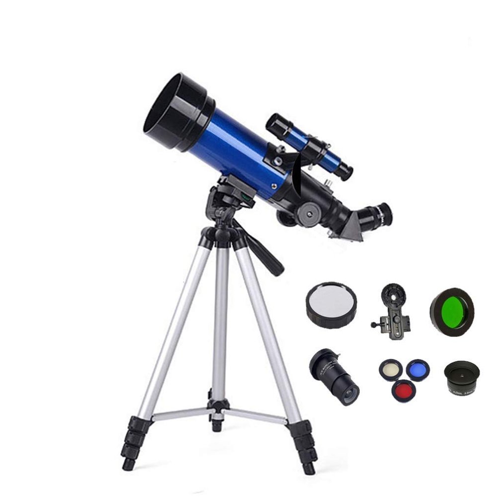 70mmAstronomical Monocular Telescopes for Outside Travel, Children Space Astronomic Refractor Beginner's Space Monoscope