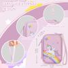 Leayjeen Kids Smartphone Case Compatible with Celluloid/Luyiilo/Yosfeng 2.8-inch Touch Screen Childs Smartphone for 3-10 Years Old Girl Toy Cell Phone-Pink Unicorn(Case Only) view 2