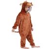 ABENCA Highland Cow Onesie Kids Costume Animal Girls One Piece Pajamas Cosplay Halloween Christmas.Brown.140 view 4