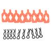 Ancalos 10Pcs Body Clip Retainer Shell Fixed Buckle Lock AXI206000 for Axial SCX24 Ancalos4M 1/18 1/24 RC Crawler Car Parts, 3 view 2