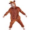 ABENCA Capybara Onesie Kids Costume Animal Girls One Piece Pajamas Cosplay Halloween Christmas.130 view 3