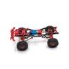 Ancalos Metal Link Rod Mount Base and Axle Up Servo Bracket Mount for WPL C14 C24 C34 C44 C54 1/16 RC Car Upgrade Parts, Red view 4