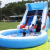 24FT Commercial Grade Inflatable Water Slides for Adults Kids Giant Pool Drainage(950w UL Blower) 100% PVC Inflatable Adult Water Slides for Backyard Ocean Outdoor Blow up Park Rental 24x13x12ft view 1