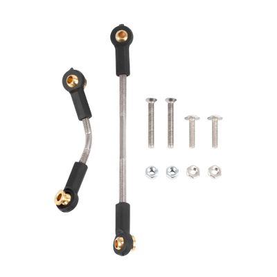 Ancalos 1 Set RC Car SteeR1ng Pull Rod Upgrade Part Metal RC SteeR1ng Rod Durable for WPL B1 B14 B24 B24 C14 C24 1/16 - (CN)