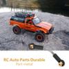 Ancalos 1 Set RC Car SteeR1ng Pull Rod Upgrade Part Metal RC SteeR1ng Rod Durable for WPL B1 B14 B24 B24 C14 C24 1/16 - (CN) view 3