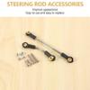 Ancalos 1 Set RC Car SteeR1ng Pull Rod Upgrade Part Metal RC SteeR1ng Rod Durable for WPL B1 B14 B24 B24 C14 C24 1/16 - (CN) view 4