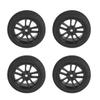 Ancalos 4Pcs 66mm Foam Tire Sponge Tyre Wheel Rim Set for Ancalos 144001 124016 124017 124018 124019 104001 RC Car Upgrade Parts - (Color: Black) view 3