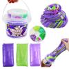 Anfylife Soft Puff Slime Like ice Cream,Non-Sticky,Mess-Free, Stress Relief, Non-Toxic&100% Safe-Toys for Kids Classroom Reward, Boys and Girls Birthday & Party Favors Gifts,Scented,ASMR-Purple Grape view 2