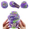 Anfylife Soft Puff Slime Like ice Cream,Non-Sticky,Mess-Free, Stress Relief, Non-Toxic&100% Safe-Toys for Kids Classroom Reward, Boys and Girls Birthday & Party Favors Gifts,Scented,ASMR-Purple Grape view 4