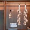 Lyreh Doll Hanging Organizer, Stuffed Animal Chain with 8 Metal Clips Plush Toy Display Strap with 2 Extra Hooks for Organizing and Display Storage Stuffed Animal Toy (No Dolls Included, White) view 3