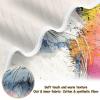 Amooorous Cartoon Cute White Watercolor Cat cooling blanket soft cotton muslin baby blanket for Newborns, Infants, & Toddlers 30x40in view 2