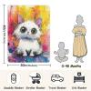 Amooorous Cartoon Cute White Watercolor Cat cooling blanket soft cotton muslin baby blanket for Newborns, Infants, & Toddlers 30x40in view 3