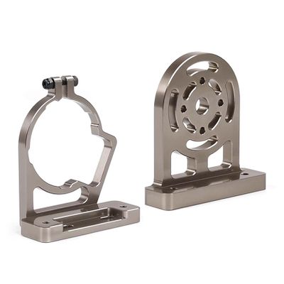 FLMLF CNC Metal Front Rear Motor Block Mount for 1/5 Losi 5ive T Rofun Rovan LT SLT KM X2 Brushless Electric Off Road Truck Rc Car Parts