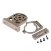 FLMLF CNC Metal Front Rear Motor Block Mount for 1/5 Losi 5ive T Rofun Rovan LT SLT KM X2 Brushless Electric Off Road Truck Rc Car Parts view 2