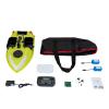 RC Bait Boat for Surf Fishing, Long-Distance Surf RC Fishing Bait Boat, 1968ft Bait Deployment - 4.4lb Loading Capacity with LCD Screen, Fish Bait Boats for Lake/Ocean Angling (Green with light strip) view 1