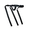 3 Point Harness Seat Belt for Kids, Adjustable Baby Safety Strap, Kids High Chair Straps Replacement for High Chair -Black view 1