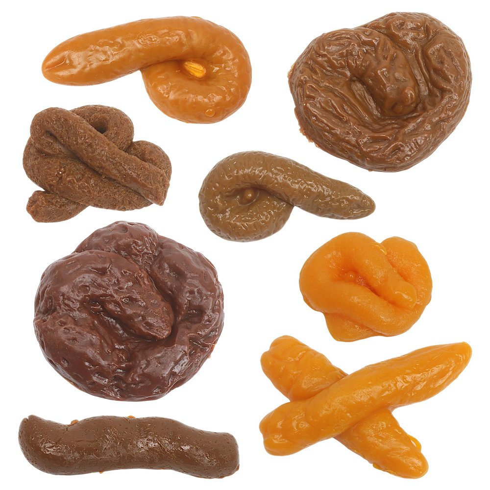 8pcs Fake Poo, Fake Turd for Prank, Funny Fake Dog Poop, Tricky Fool Toys for Adult Props Joke April Fools' Day Halloween Prank Party, Different Shapes, Practical Realistic Lifelike Gags Supplies
