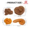 8pcs Fake Poo, Fake Turd for Prank, Funny Fake Dog Poop, Tricky Fool Toys for Adult Props Joke April Fools' Day Halloween Prank Party, Different Shapes, Practical Realistic Lifelike Gags Supplies view 2