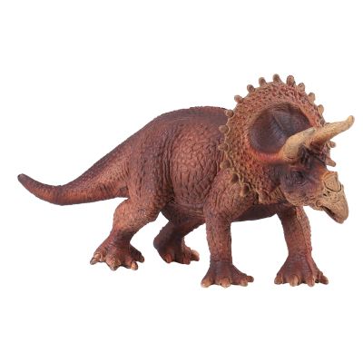 Keenso Dinosaur Model Toy Cute Triceratop Figure for Kids Science Project Prop