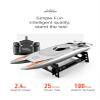High Speed RC Racing Boat with Remote Control for Teens 15+ (Silver) view 4