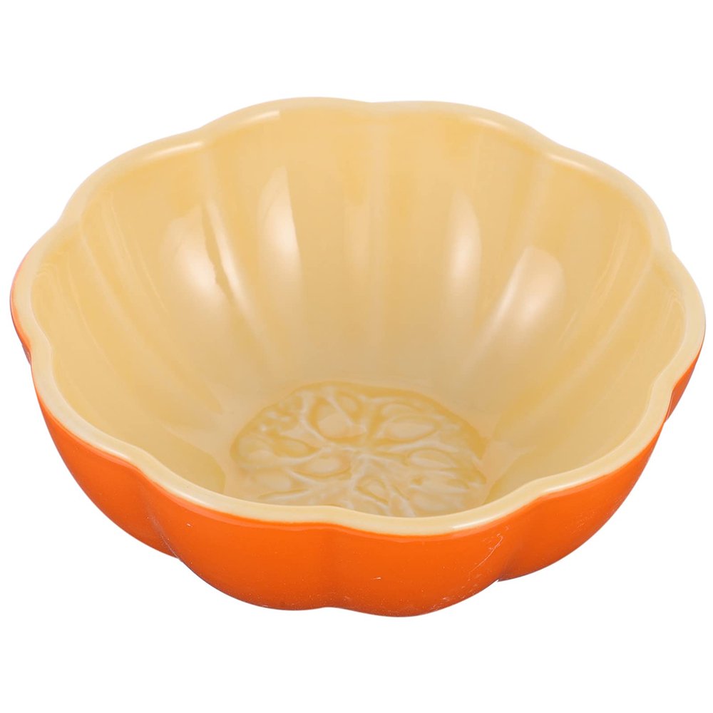 FOMIYES Ceramic Fruit Bowl for Kids - Cartoon Design Food Bowl, 1PC Colorful Serving Bowl for Salad or Snack
