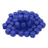 uxcell 60Pcs Rounded Blank Six Sided Dice 16mm/0.6inch Acrylic Dice Cube with Smoothed Surface for Party Board Game Craft Making, Blue view 1