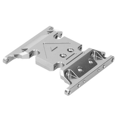 Oumefar RC Mount, Aluminum Alloy 1/10 Mount Transmission Holder Fit for Axial SCX10 II 90046 90047 90075 RC Car Accessories (Ti Color)