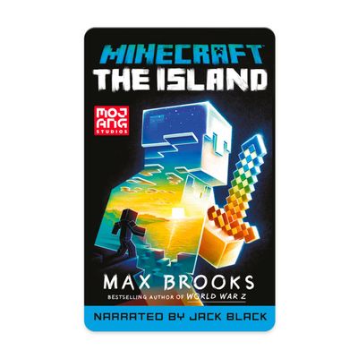Yoto Minecraft: The Island - Kids Audio Card for Use with Player & Mini Allin1 Audio Player, Educational & ScreenFree Listening with Fun Playtime, Bedtime & Travel Stories, Ages 8+