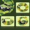 GLOTOYS Dinosaur Race Track Playset with Dinosaur Figures & Slot Car Race Tracks for Kids, DIY Puzzle Building Set, Dinosaur Winding Road Rail Car, for Boys & Girls (XC256B) view 3