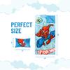 Jay Franco Kids Slumber Bag and Pillow - 54 x 27 Inch Comfy Indoor Sleeping Bag for School and Sleepovers, 2 Piece Set, Blue - Spiderman view 2