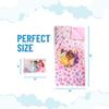 Jay Franco Kids Slumber Bag and Pillow - 54 x 27 Inch Comfy Indoor Sleeping Bag for School and Sleepovers, 2 Piece Set, Pink - Princess view 2