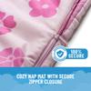 Jay Franco Kids Slumber Bag and Pillow - 54 x 27 Inch Comfy Indoor Sleeping Bag for School and Sleepovers, 2 Piece Set, Pink - Princess view 4