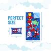 Jay Franco Kids Slumber Bag and Pillow - 54 x 27 Inch Comfy Indoor Sleeping Bag for School and Sleepovers, 2 Piece Set, Blue - Spidey & His Amazing Friends view 2