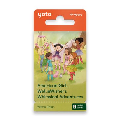 YOTO American Girl: WellieWishers Whimsical Adventures - 3 Kids Audiobook Cards for Use with Player & Mini Allin1 Audio Player, Educational & ScreenFree Listening with Fun Playtime, Ages 4+