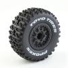 112mm 1/10 RC Short Course Truck set z tread Strong grip Wear-resistant Rubber tire 12mm Hex Suitable for upgrading all brands of 1/10 RC off-road vehicles OEM parts,W33/4PCS view 3