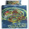 Jay Franco Kids Slumber Bag and Pillow - 54 x 27 Inch Comfy Indoor Sleeping Bag for School and Sleepovers, 2 Piece Set, Blue - Teenage Mutant Ninja Turtles view 1