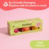 ChildGen Natural Play Dough Set, Non-Toxic, Super Soft, Long Lasting Playdough, Modeling Dough, Kids Arts & Crafts, Preschool Toys, 3-Pack of 4.5-Ounce Cans (Yellow, Pink, Orange) view 3