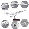 17.7 1:70 Scale Airplane Model G650 Gulfstream Plane Model Diecast Collectibles Resin Aircraft Model for Collection Or Gift view 2