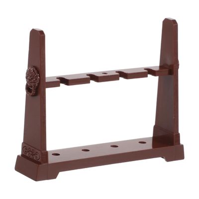 Amosfun Miniature Sword Rack Freestanding Desktop Sword Stand for Collectible Models Space-Saving Display Holder Easy-Setup Bracket for Desk Decoration 2.75 X 2.16 X 0.59 in