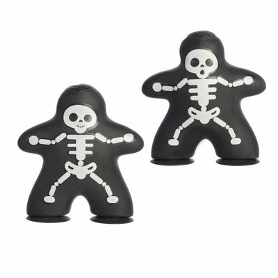 Aurora Toys Spooky Skeleton Suction Buddy Toy - Classic Toys for Playful Fun - Perfect for Halloween Costumes and Gifts - Black 5 Inches