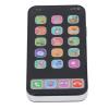 Keenso Baby Children Phone Toy with Blinking Lights and Music, Compact Toddler Phone Toy for Car or Stroller Entertainment (English Black) view 1