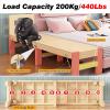 MLYAYE Bedside Toddler Single Bed Splicable, Portable Folding Bedroom Children Wooden for Small Saving/Dormitories/Camping/Hospitals, 12'' - 20 inch High Custom(L - 71'',W 20 x H 16 inch) view 3