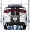 AWE Track Cat-Back Exhaust, Black Tips 2017-2023 Charger 5.7L view 4