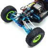 SERBNOPG RC Steering Knuckle for Wltoys 124006 12423 12427 12428 12429 1/12 Metal Steering Cup Assembly Link Rod Kit RC Car Parts and Accessories and Replacements Use(Blue) view 3