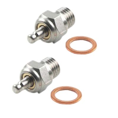 2PCS Spark Glow Plug N3 Hot 70117 Compatible for Trax-xas Kyosho HSP HPI Re-dcat for 1/8 1/10 RC Nitro Engines Car Truck Buggy(2PCS-N3)